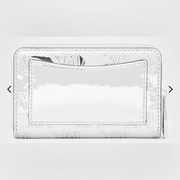 Michael Kors Jet Set Monogram Metallic Card Holder - Picture 3 of 6